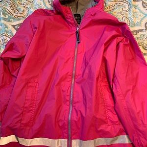 Pink Charles River Rainjacket